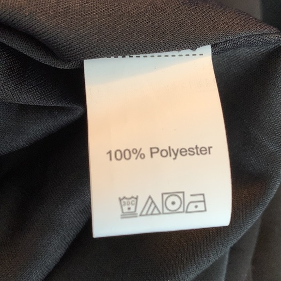 RUSTTYDUSTTY Black Tiered Sheer Long Sleeve Polyester Chiffon Dress Medium NEW - Picture 8 of 11